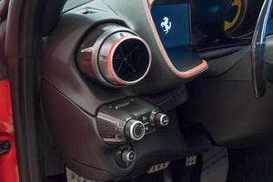 2017-2026 Ferrari 812 Superfast & GTS OE Style Dry Carbon Fiber AC Panel Trim Replacement