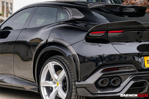 2023-UP Ferrari Purosangue F175 Carbon Fiber Quarter Window Scoops DarwinPRO iMP Design