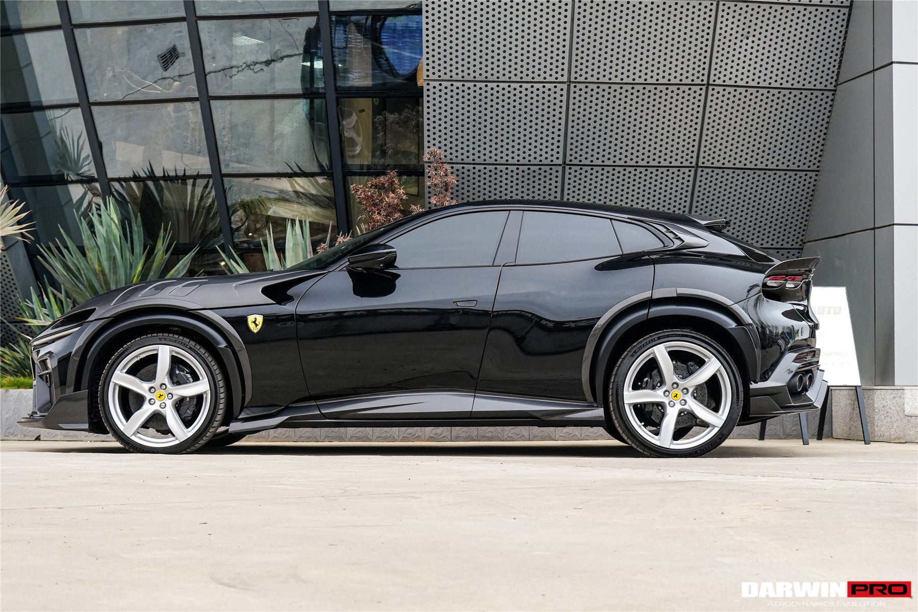 2023-UP Ferrari Purosangue F175 Carbon Fiber Quarter Window Scoops DarwinPRO iMP Design