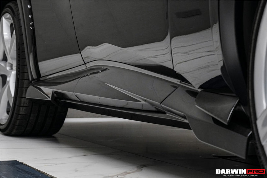 2023-UP Ferrari Purosangue F175  Carbon Fiber Side Skirts DarwinPRO iMP Design