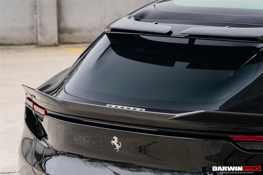 2023-UP Ferrari Purosangue F175 Carbon Fiber Trunk Spoiler DarwinPRO iMP Design