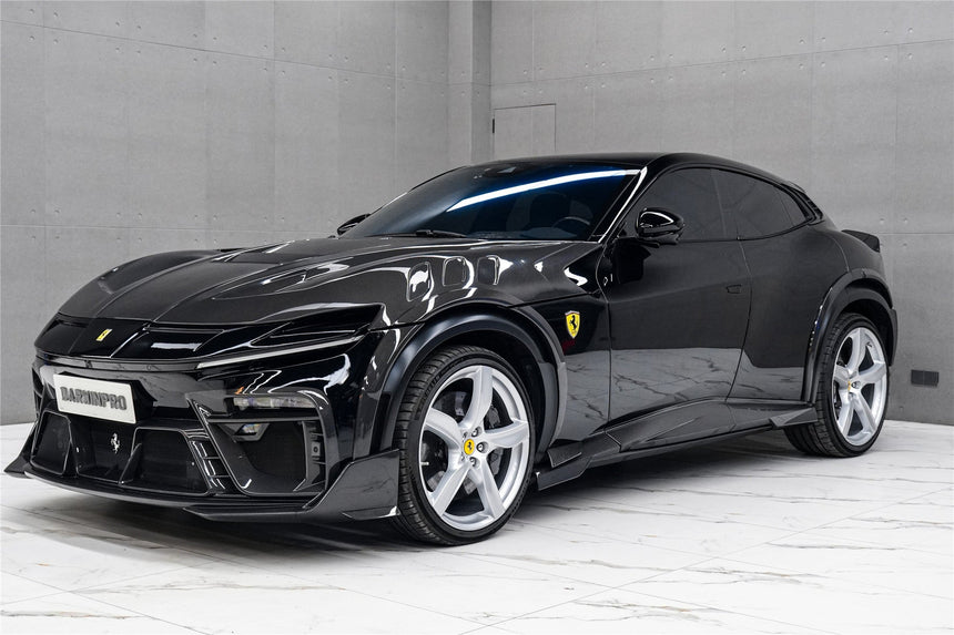 2023-UP Ferrari Purosangue F175  Carbon Fiber Side Skirts DarwinPRO iMP Design