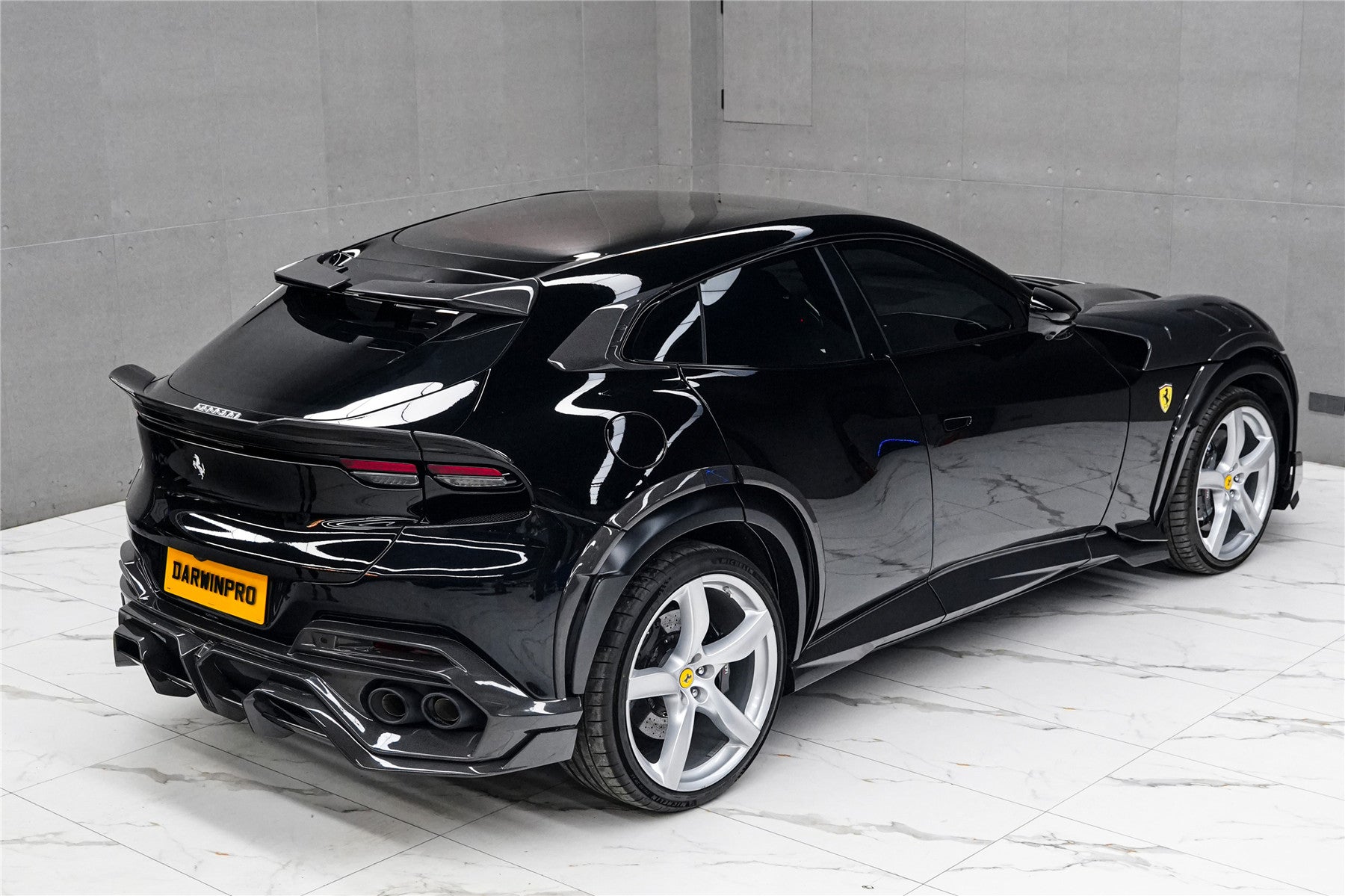 2023-UP Ferrari Purosangue F175 Carbon Fiber Roof Spoiler DarwinPRO iMP Design