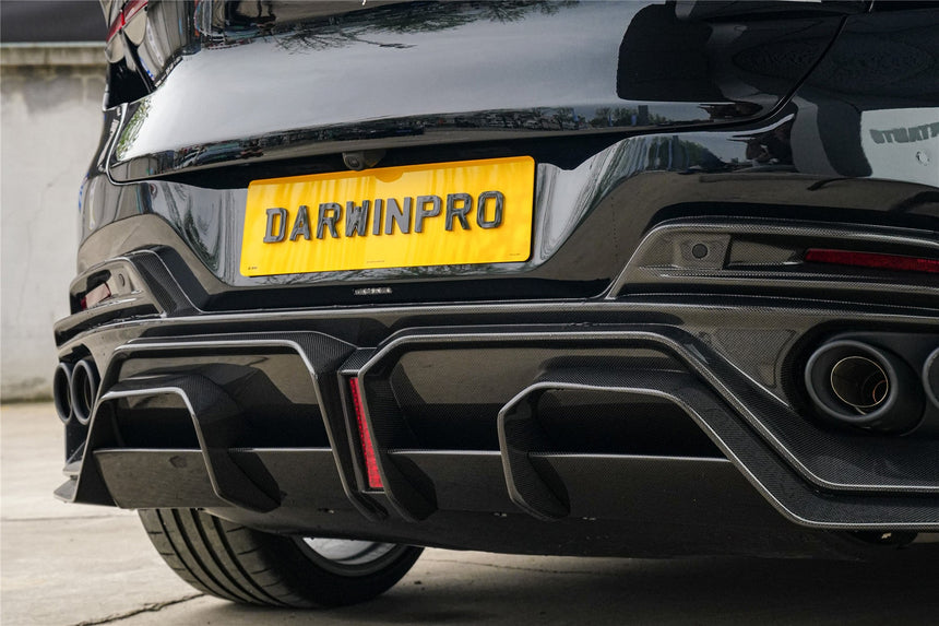 2023-UP Ferrari Purosangue F175 Partial Carbon Fiber Rear Bumper DarwinPRO iMP Design