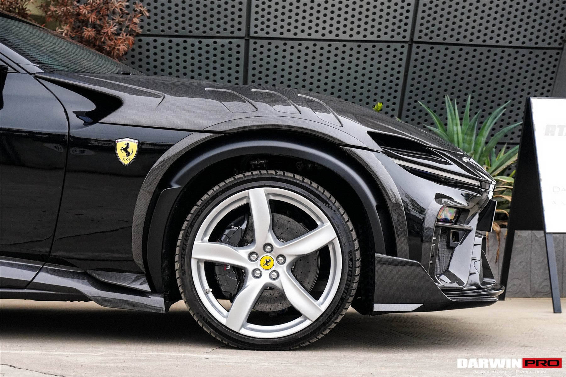 2023-UP Ferrari Purosangue F175 Partial Carbon Fiber Body Kit DarwinPRO iMP Design