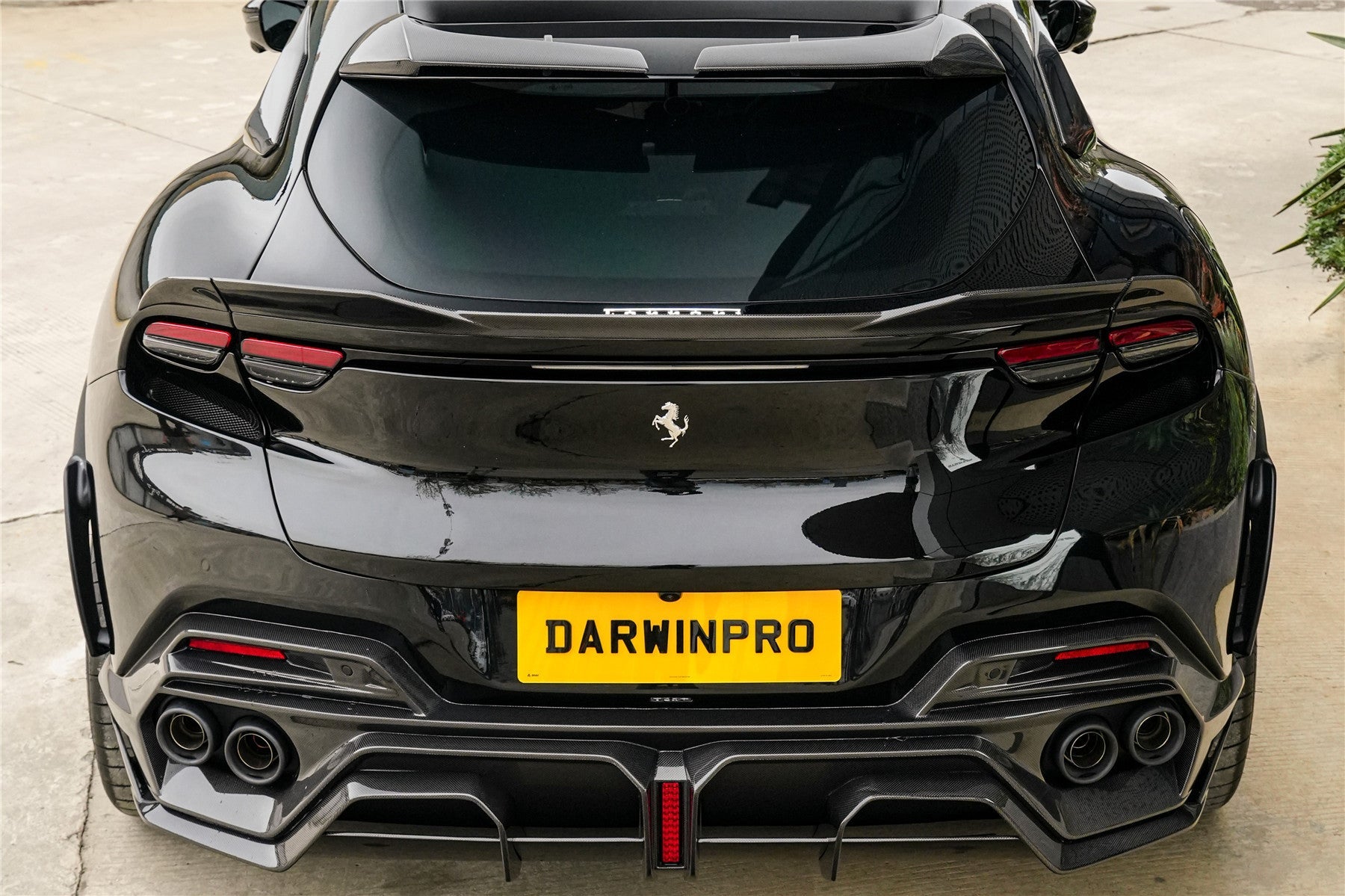 2023-UP Ferrari Purosangue F175 Carbon Fiber Trunk Spoiler DarwinPRO iMP Design