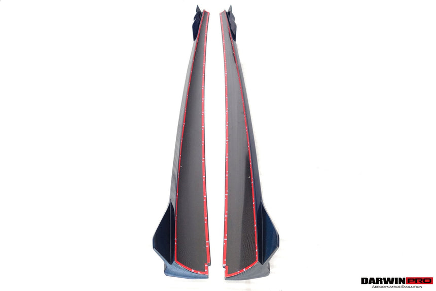 2020-UP Ferrari Roma Carbon Fiber Side Skirts DarwinPRO (BKSS Design)