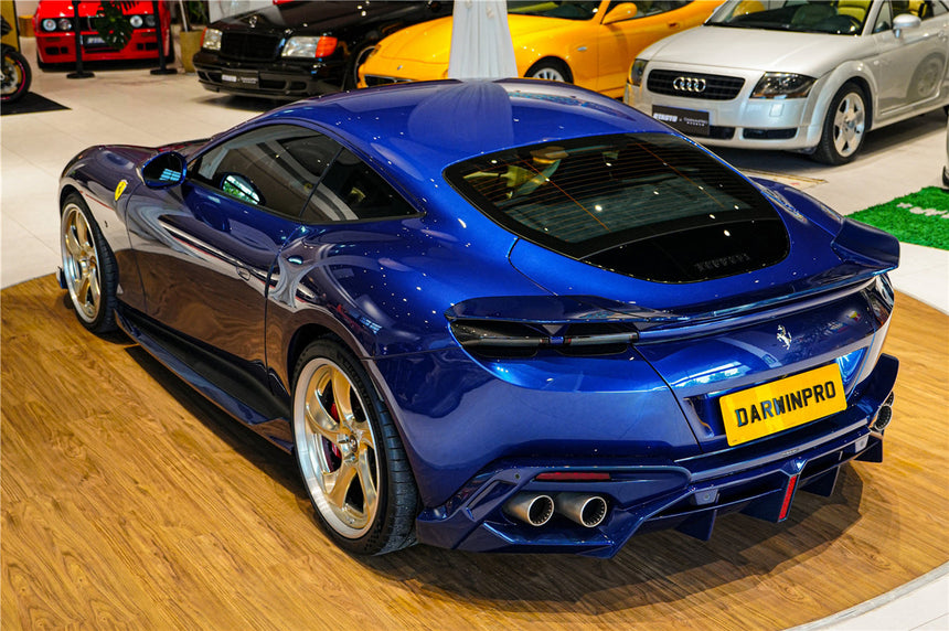 2020-UP Ferrari Roma Carbon Fiber Side Skirts DarwinPRO (BKSS Design)