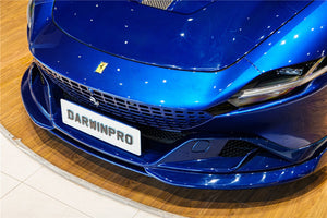 2020-UP Ferrari Roma Carbon Fiber Front Lip Splitter DarwinPRO (BKSS Design)