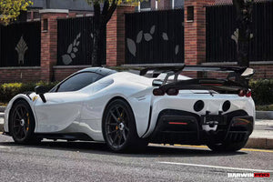 2020-UP Ferrari SF90 Stradale Autoclave Carbon Fiber Wing with Base DarwinPRO (SF90XX Style)