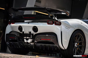 2020-UP Ferrari SF90 Stradale Autoclave Carbon Fiber Wing with Base DarwinPRO (SF90XX Style)