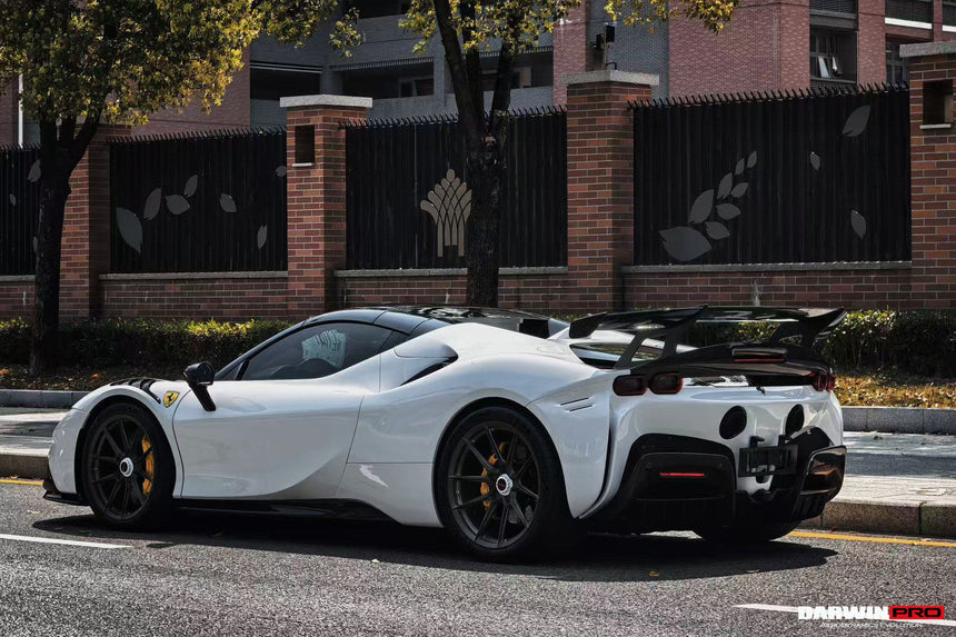 2020-UP Ferrari SF90 Stradale Autoclave Carbon Fiber Wing with Base DarwinPRO (SF90XX Style)