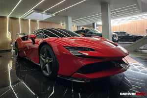 2020-UP Ferrari SF90 Stradale Autoclave Carbon Fiber Wing with Base DarwinPRO (SF90XX Style)