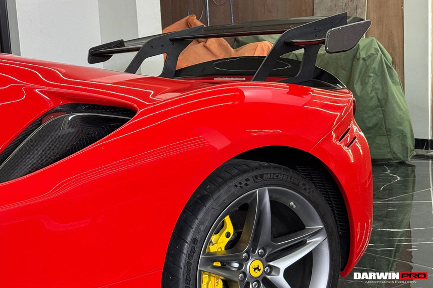 2020-UP Ferrari SF90 Stradale Autoclave Carbon Fiber Wing with Base DarwinPRO (SF90XX Style)