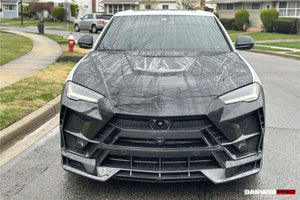 DarwinPRO 2018-2025 Lamborghini URUS BKSS Part Carbon Fiber Hood And Front Bumper | Fits URUS, S, Performante