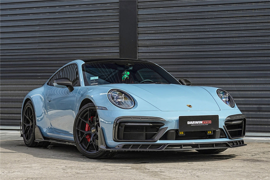 2019-UP Porsche 911 992 Carbon Fiber Side Skirts DarwinPRO (BKSSII) Fits Carrera, S, 4, 4S, Targa, Cabriolet