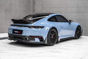 2019-UP Porsche 911 992 Carbon Fiber Side Skirts DarwinPRO (BKSSII) Fits Carrera, S, 4, 4S, Targa, Cabriolet