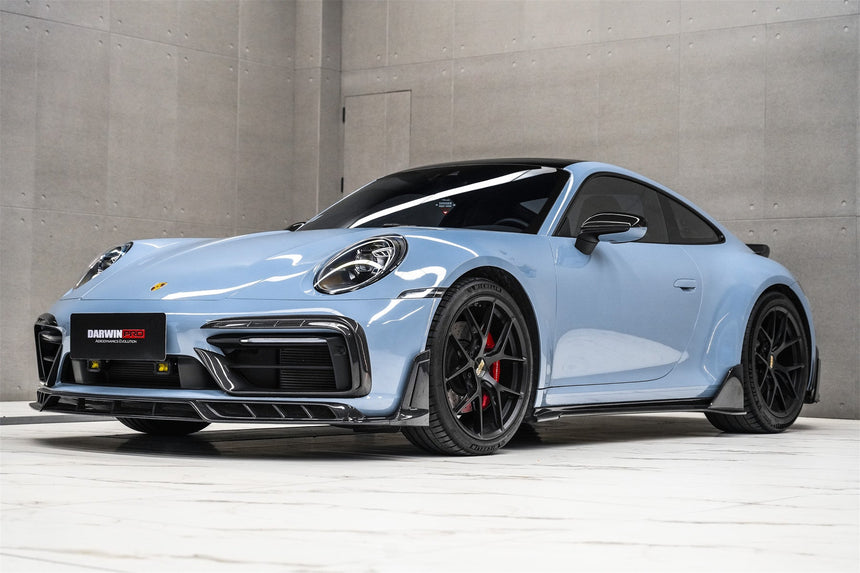 2019-UP Porsche 911 992 Carbon Fiber Side Skirts DarwinPRO (BKSSII) Fits Carrera, S, 4, 4S, Targa, Cabriolet