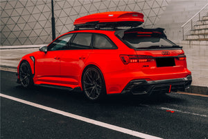 DarwinPRO 2019-UP Audi RS6 Avant C8 & RS7 Quattro BKSS Style Rear Diffuser