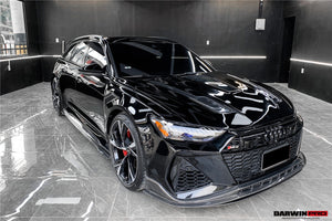 DarwinPRO 2019-UP Audi RS6 Avant C8 & RS7 Quattro BKSS Style Side Skirts