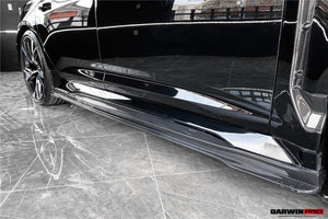 DarwinPRO 2019-UP Audi RS6 Avant C8 & RS7 Quattro BKSS Style Side Skirts