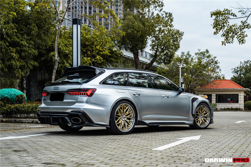 DarwinPRO 2019-UP Audi RS6 Avant C8 & RS7 Quattro IMP Performance Side Skirts Under Board
