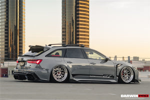 DarwinPRO 2019-UP Audi RS6 Avant C8 & RS7 Quattro IMP Performance Side Skirts Under Board