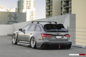DarwinPRO 2019-UP Audi RS6 Avant C8 & RS7 Quattro IMP Performance Side Skirts Under Board