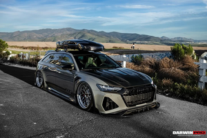 DarwinPRO 2019-UP Audi RS6 Avant C8 & RS7 Quattro IMP Performance Side Skirts Under Board
