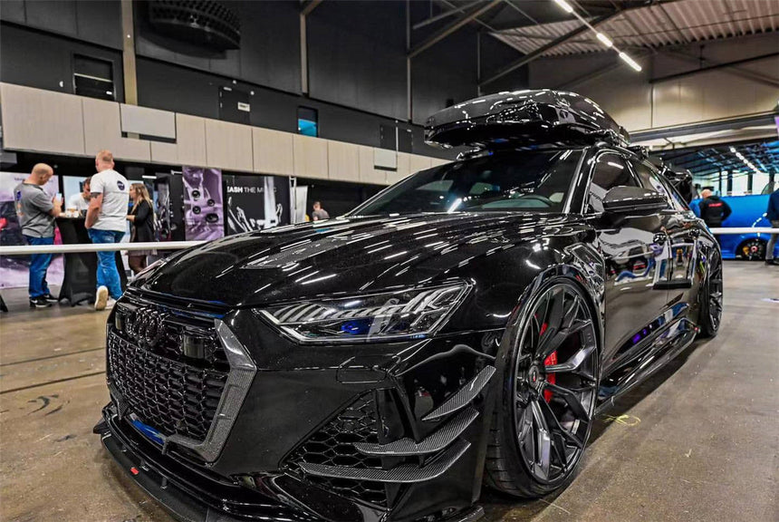 2019-UP Audi RS6 Avant C8 | RS7 Quattro Carbon Fiber Front Canards - DarwinPRO (iMP)