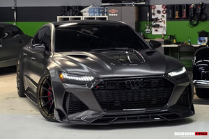 2019-UP Audi RS6 Avant C8 | RS7 Quattro Carbon Fiber Front Lip - DarwinPRO (iMP Design)