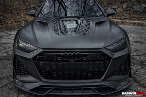 2019-UP Audi RS6 Avant C8 | RS7 Quattro Carbon Fiber Front Lip - DarwinPRO (iMP Design)