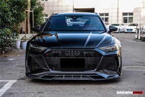 2019-UP Audi RS6 Avant C8 | RS7 Quattro Carbon Fiber Front Lip - DarwinPRO (iMP Design)