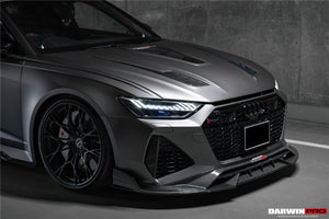 2019-UP Audi RS6 Avant C8 | RS7 Quattro Carbon Fiber Front Lip - DarwinPRO (iMP Design)