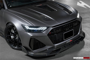 2019-UP Audi RS6 Avant C8 | RS7 Quattro Carbon Fiber Front Lip - DarwinPRO (iMP Design)