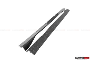 DarwinPRO 2019-UP Audi RS6 Avant C8 & RS7 Quattro IMP Performance Side Skirts Under Board
