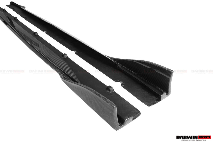 DarwinPRO 2019-UP Audi RS6 Avant C8 & RS7 Quattro IMP Performance Side Skirts Under Board