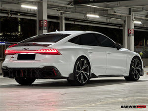 DarwinPRO 2019-UP Audi RS6 Avant C8 RS7 C8 Quattro IMP Design Rear Diffuser