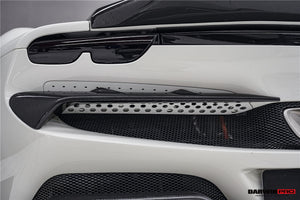 DarwinPRO 2022-2026 Ferrari 296 GTB & GTS Type F171 iMP Style Carbon Fiber Rear Bumper Trim
