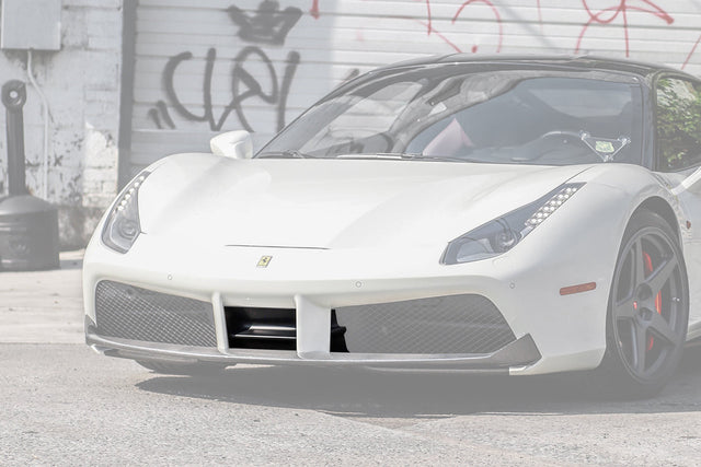 DarwinPRO 2015-2020 Ferrari 488 GTB & Spider Dry Carbon Fiber Front Air Splitter