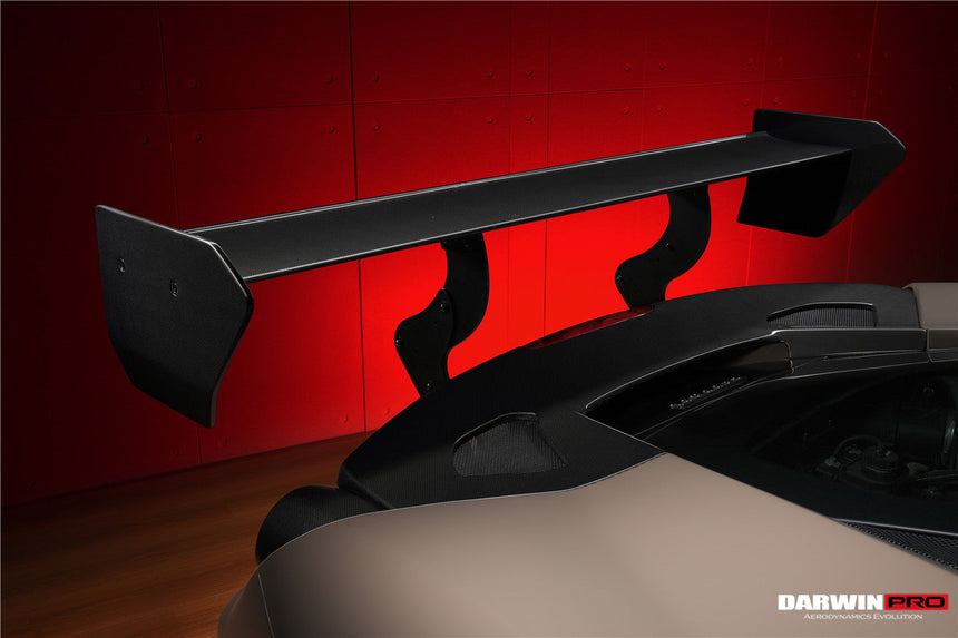 2015-2020 Ferrari 488 GTB Challenge Evo Modena Style Rear Bumper With Deck Lid Wing & Diffuser