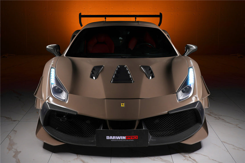 2015-2020 Ferrari 488 GTB & Spyder Challenge Evo Modena Style Front Bumper