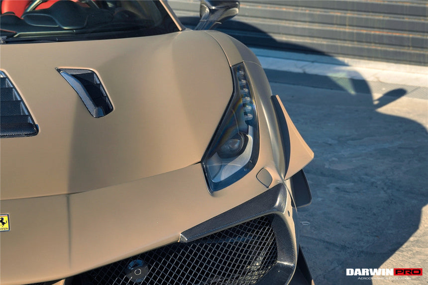 2015-2020 Ferrari 488 GTB & Spyder Challenge Evo Modena Style Hood
