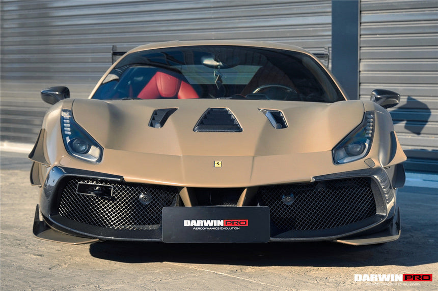 2015-2020 Ferrari 488 GTB & Spyder Challenge Evo Modena Style Front Bumper