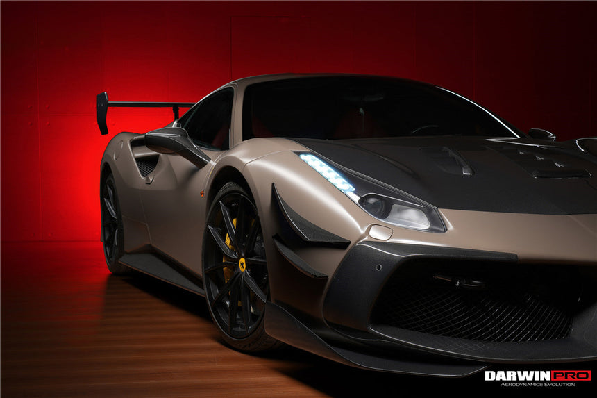 2015-2020 Ferrari 488 GTB & Spyder Challenge Evo Modena Style Hood