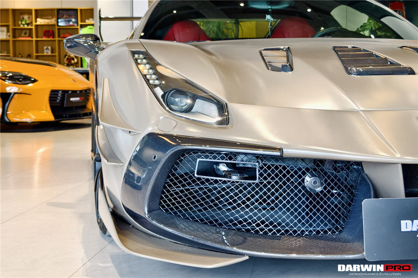 2015-2020 Ferrari 488 GTB & Spyder Challenge Evo Modena Style Front Bumper