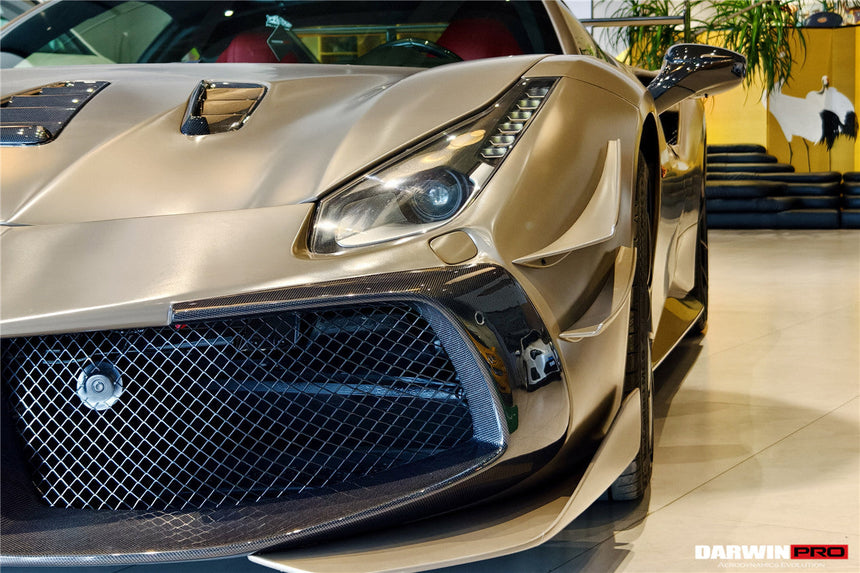 2015-2020 Ferrari 488 GTB & Spyder Challenge Evo Modena Style Front Bumper