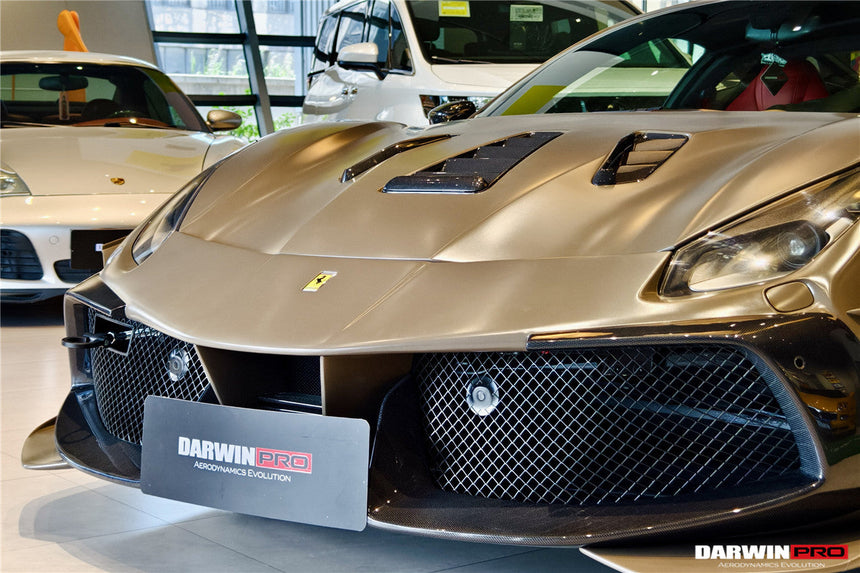 2015-2020 Ferrari 488 GTB & Spyder Challenge Evo Modena Style Front Bumper