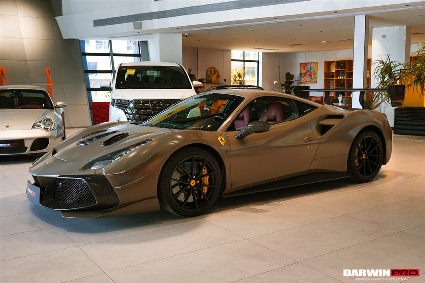 2015-2020 Ferrari 488 GTB & Spyder Challenge Evo Modena Style Front Bumper