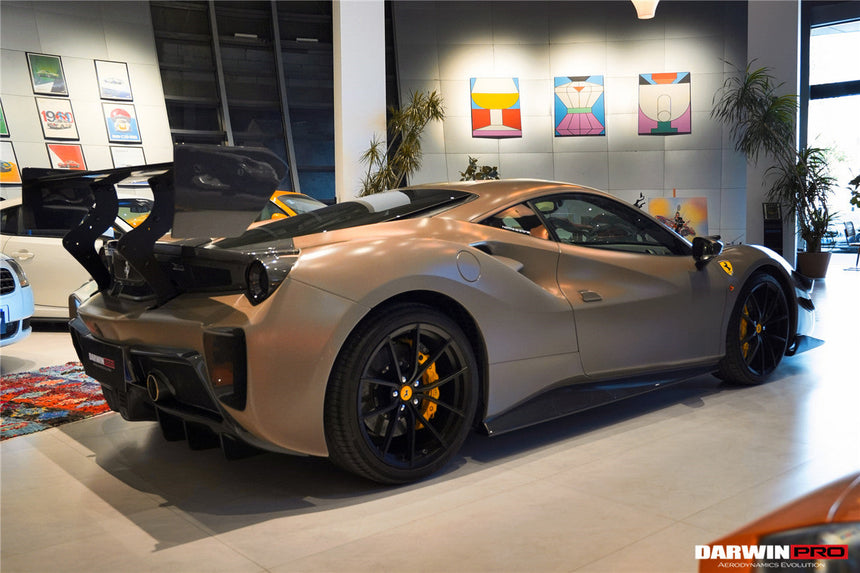 2015-2020 Ferrari 488 GTB & Spyder Challenge Evo Modena  Style Side Skirts